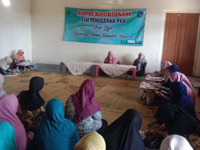 Rapat Koordinasi TP PKK Desa Lajer: Wujudkan Sinergi dalam Penguatan 10 Program Pokok PKK